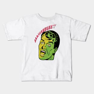 Floating Head Screams Kids T-Shirt